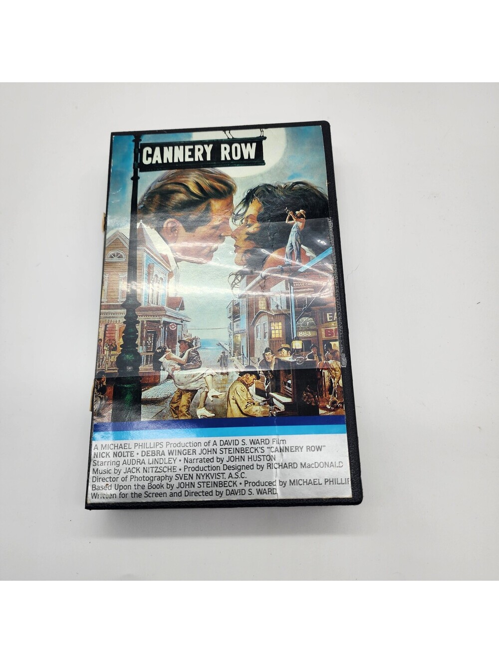Cannery Row VHS 1993 Nick Nolte Debra Winger John Steinbeck MGM/UA Tested